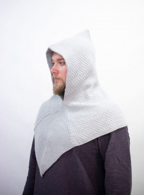 Knitted Wool Gugel Asbjorn - Grey