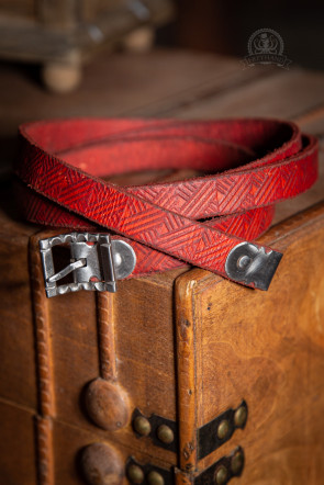 Decorated Belt Erwin - Red